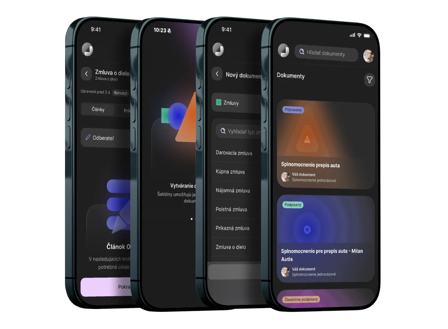 Mobile app screens from a Greenstone-built product